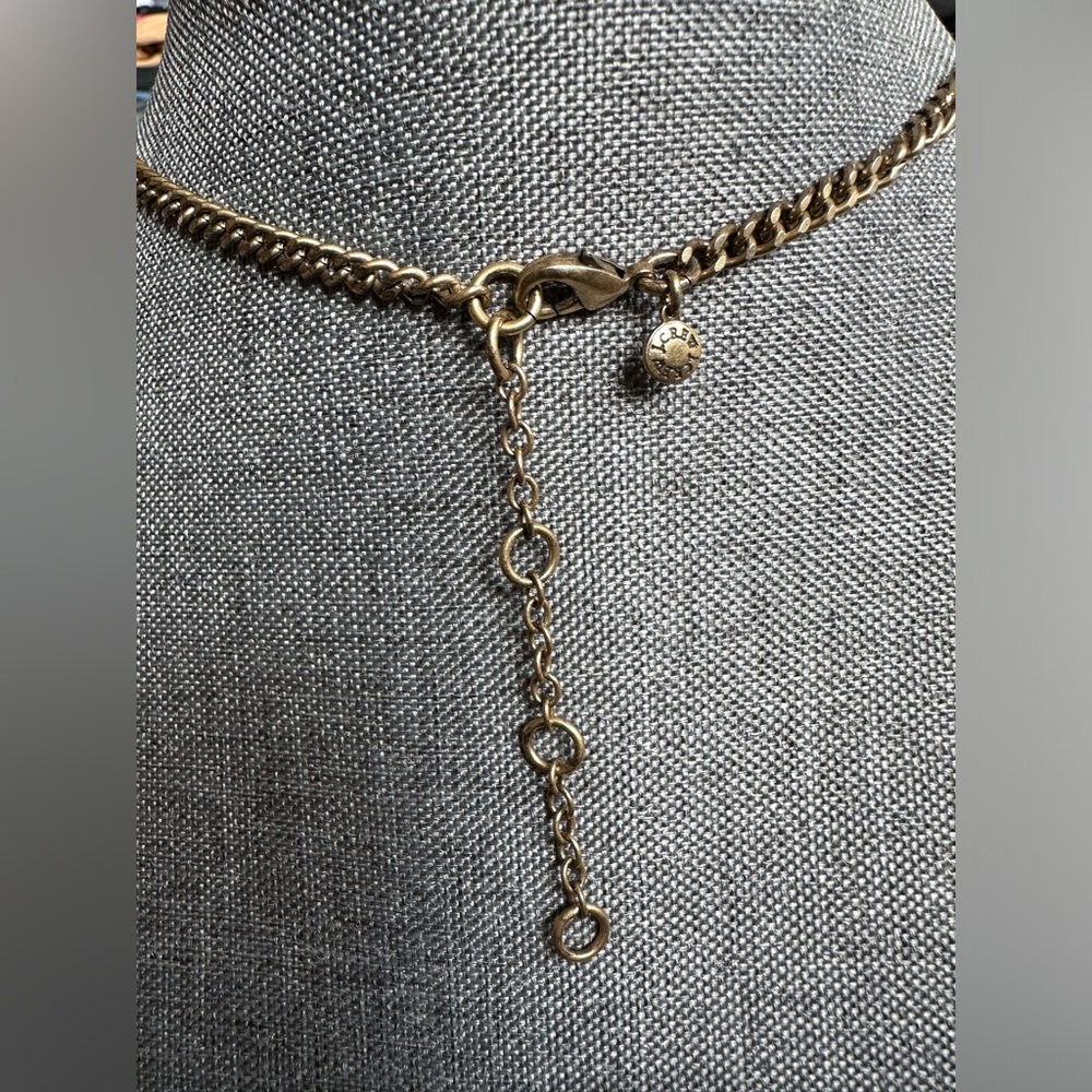 J CREW Rhinestone & Milky/Ivory Necklace - Picture 5 of 8